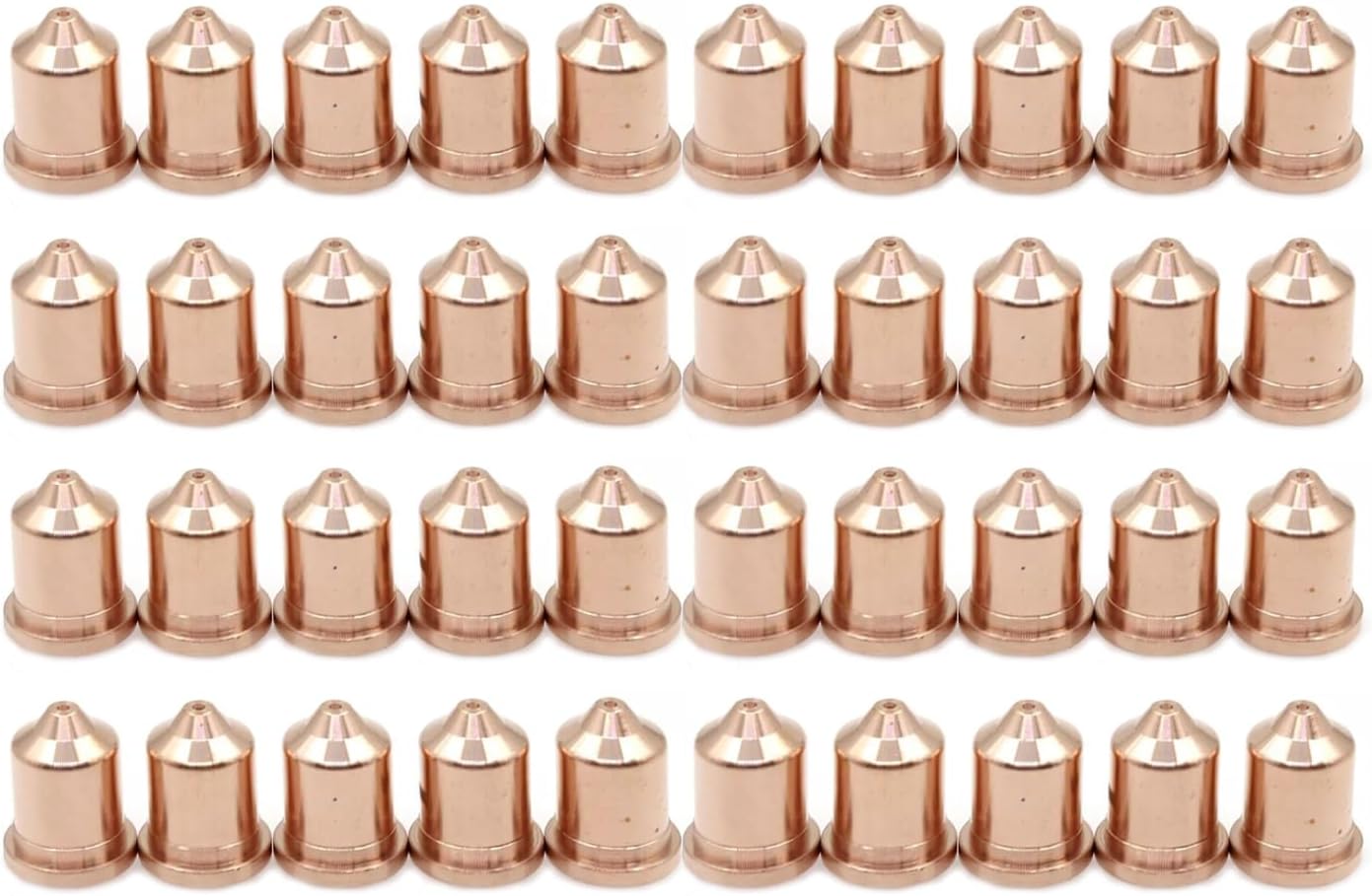 40pcs 220990 105A Nozzle compatible with PMAX105 Plasma torch Consumables replacement (Give Away 5pcs Electrode)