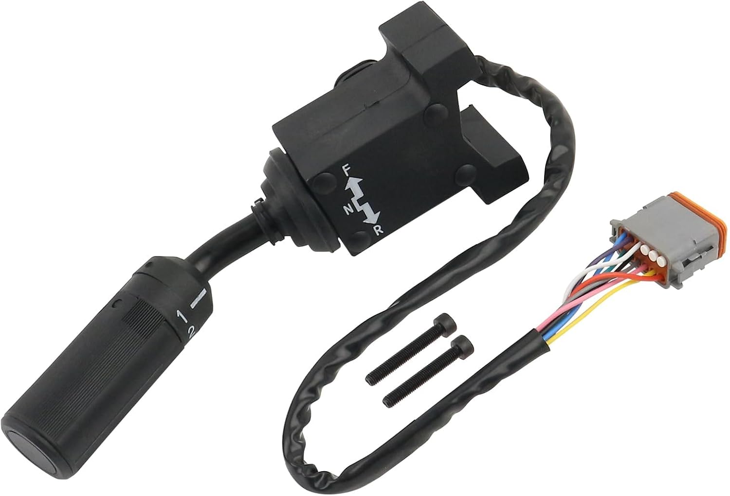 Transmission Shifter Controller Lever Compatible with JLG Skytrak Lift 6036 6042 8042 10042 10054 Lift Forward Reverse Controller Gear Selection with DT06-12S Plug Replacement 1600429S 8223049 1600429