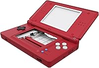 Vista 1 de eXtremeRate Carcasa completa de repuesto transparente para Nintendo DS Lite, funda de consola de mano personalizada con botones, lente de pantalla