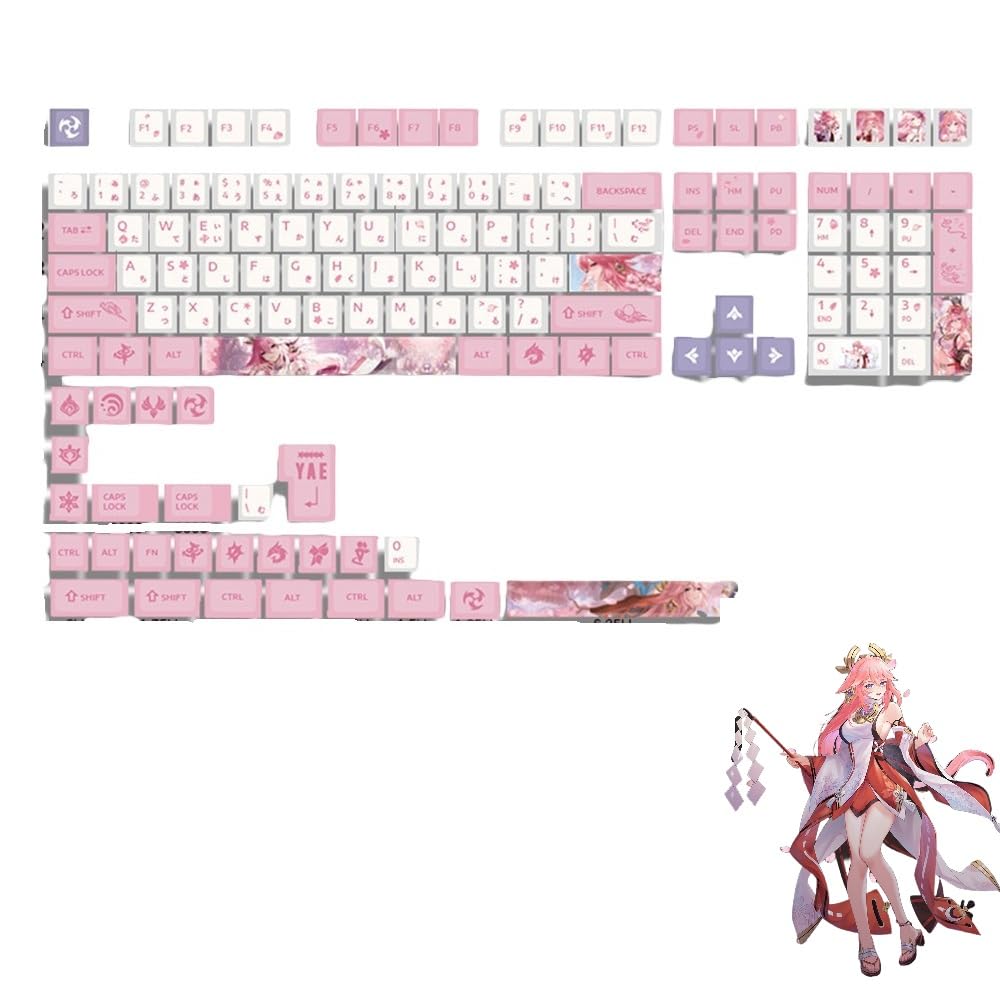 Amazon.co.jp: LACOS 原神 げんしん 八重神子(やえみこ) キーキャップ 