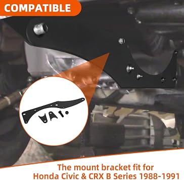 motoparty Engine Mid Plate Mount Bracket