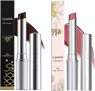 Honeylipstick, Black and Pink Honey Drop Pin, Caring Lip, Moisturizing Lip Balm for Dry Lips, Cracked Lips