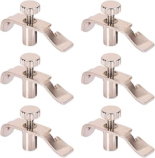 6pcs Stainless Steel Erhu Fine Tuners - Erhu Instrument,String Adjusters for Erhu Instrument, Easy to Use, Silver