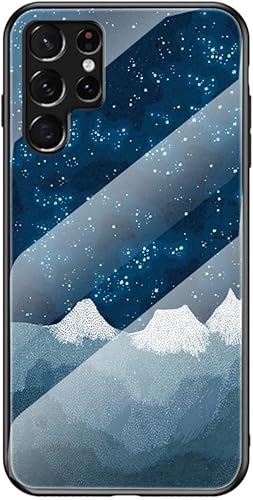Funda de cristal deslumbrante con patrón de cielo estrellado para Xiaomi MI Redmi Note 10 S Pro Max 5G 4G, carcasa protectora completa ligera y