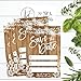 Hadley Designs 50 Rustic Save The Date Cards For Wedding, Engagement, Anniversary, Baby Shower, Birthday Party, Etc Save The Dates Postcard Invitations, Simple Blank Event Announcements