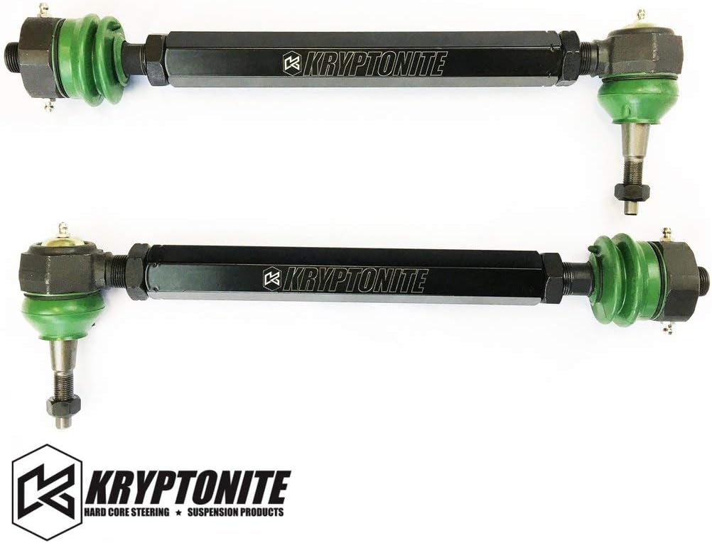Kryptonite SS Series Center Link Tie Rod Package Compatible with 2011-2019 Chevy/GMC 2500HD 3500HD KRCLP11
