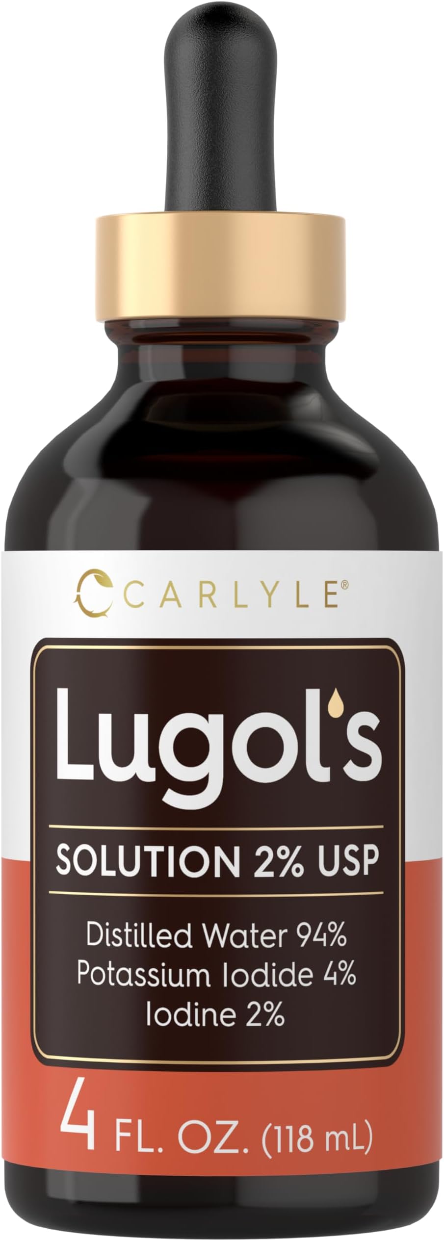 Amazon.com: Carlyle Lugols Iodine 2 Percent | 4 fl oz (Pack of 1 ...