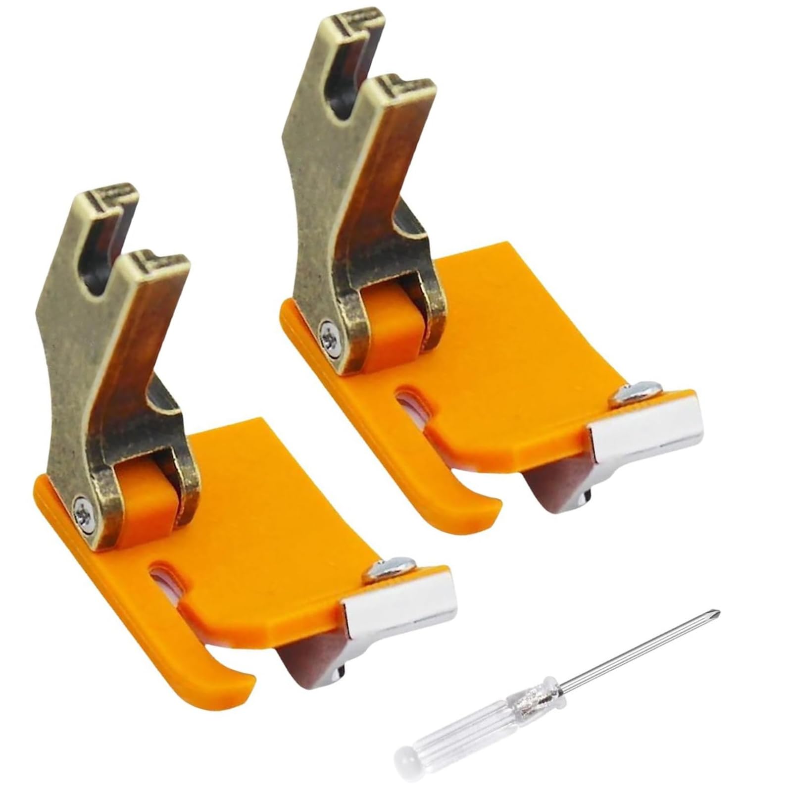 Nucelit Sewing Presser Foot Attachment Set Hemming Presser Foot for Fabric Binding Hemming Bedding Cutain Tailoring Sewing Feet Garment Tool Professional Tailor