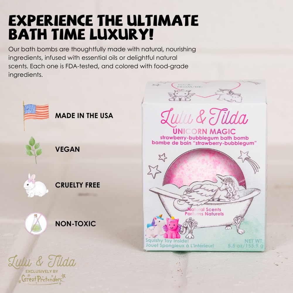 Great Pretenders Unicorn Magic Bath Bomb, 5.5oz