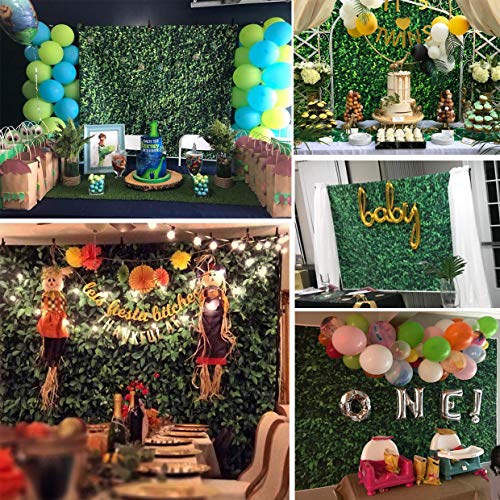 SJOLOON 5X7ft Green Leaves Backdrop Greenery Backdrop Natural Green Lawn Party Photography Birthday Newborn Baby Lover Wedding Photo Studio Props 10923 - Thumbnail 3