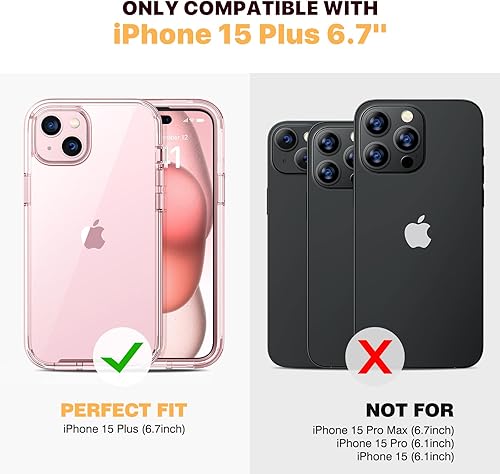 Miniatura 681 de Diaclara - Funda diseñada para iPhone 14 Pro Max, resistente, de cuerpo completo, con protector de pantalla sensible al tacto y antiarañazos + Blanco