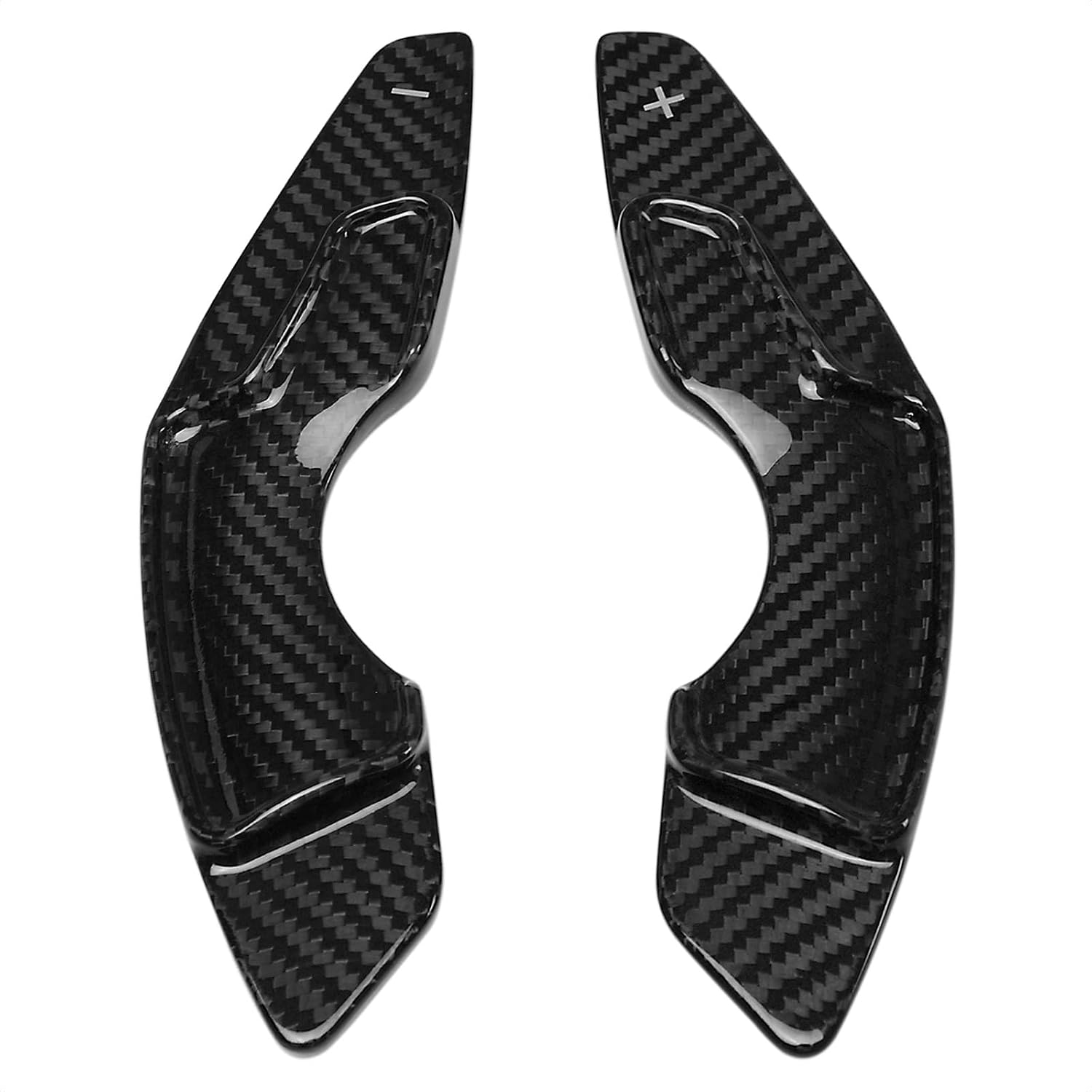 Real Carbon Fiber Steering Wheel Shift Paddle Extended Shifter Trim Cover Compatible with Lexus is 2013 2014 2015 2016 2017 NX 2014 2015 2016 2017 RC 2014 2015 2016 Car Accessories