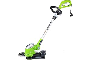 Greenworks 5.5 Amp 15" Corded Electric String Trimmer: The Effortless Weed Warrior