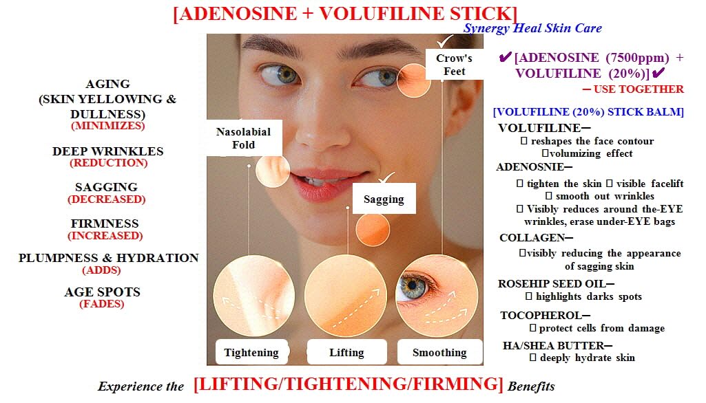 ―(0.7 onzas / paquete de 2, 0.35 onzas cada uno) [Volufiline (20%) Extra Lift] suero facial en barra – Suavizante de arrugas manos libres y volumen facial, cara, cuello, escote 2