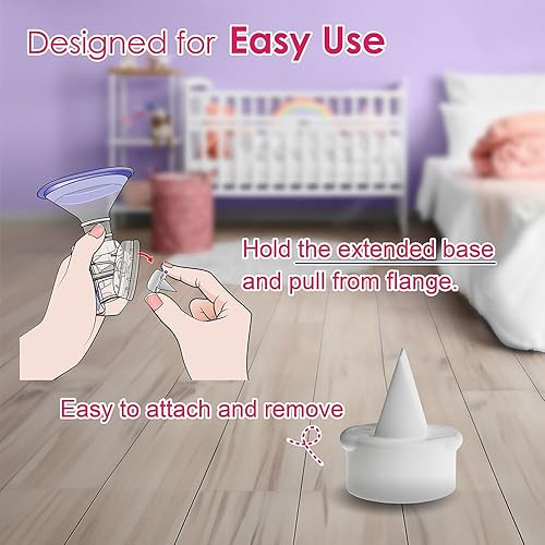 Miniatura 6 de Nenesupply Válvulas de pico de pato de 4 piezas compatibles con piezas de bombas Lansinoh y extractores de leche de repuesto para válvulas Lansinoh.