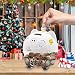 MOMMED Hucha,hucha contador euros, hucha cuenta monedas acepta todas las monedas EUR,...