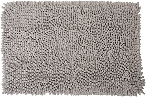 La Mejor Lista de Tapete shaggy los 5 mejores. 44 Tapete de Baño DIB Shaggy Coral 50X80 cm Gris