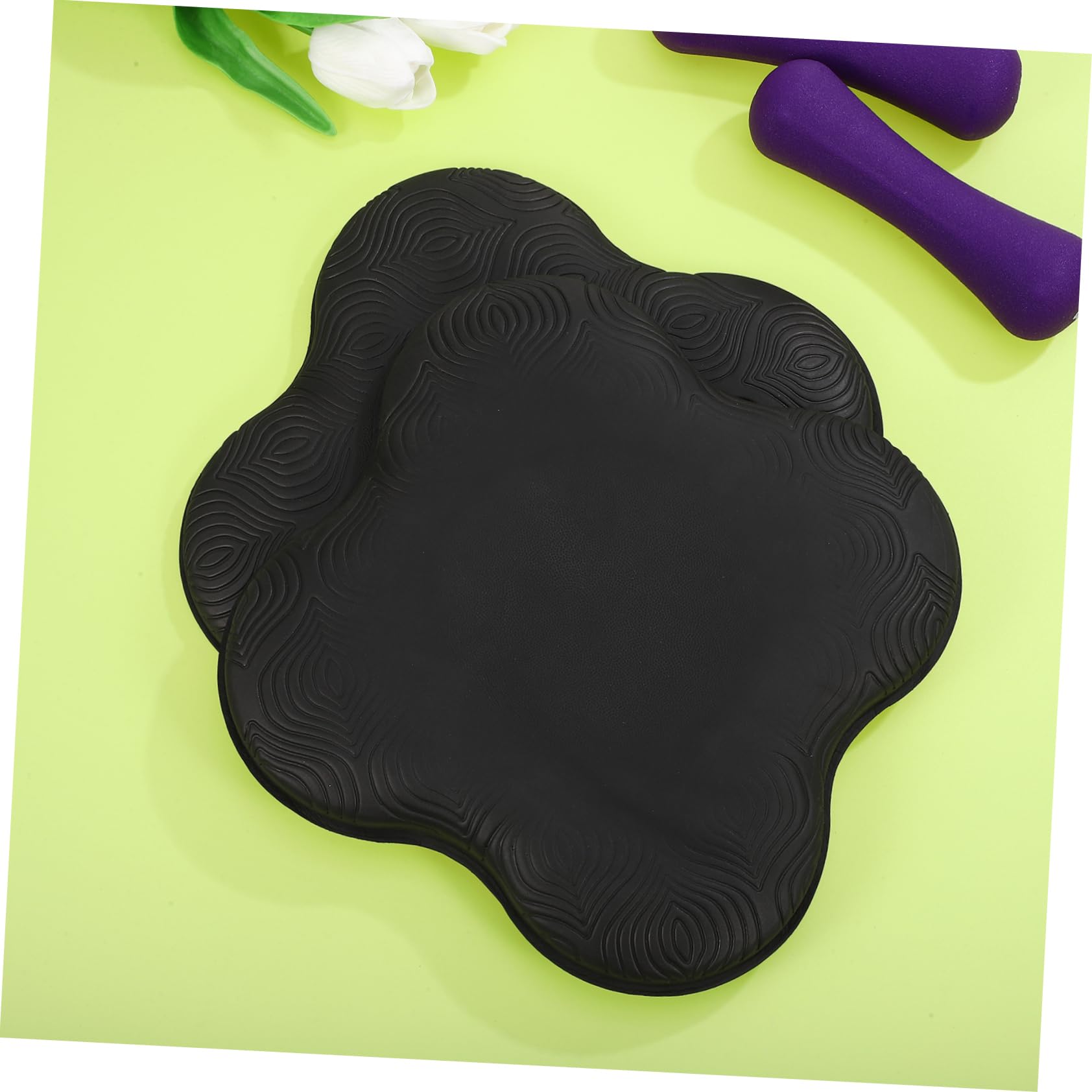 Gogogmee Comfortable Yoga Kneeling Pads 2 Pieces Eva Material Non-Slip Bottom for Elbows Knees Wrist Hands for Exercise
