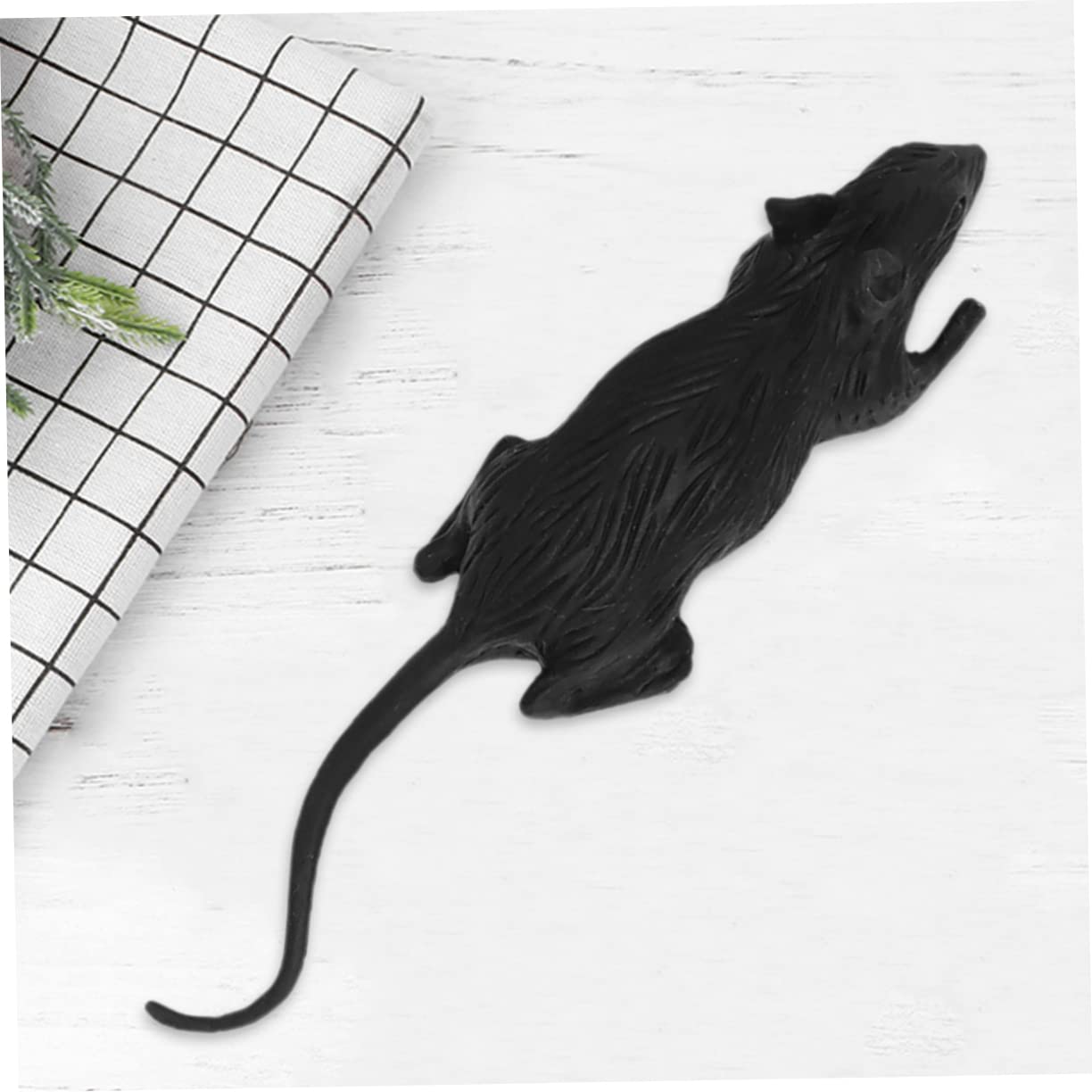 Gefälschte Ratte 100 Stück Pvc Halloween Spielzeug für Halloween Party | Halloween Requisite, Halloween Tricks Requisiten, Knifflige Spielzeuge, Schwarz, Lebensechtes Tierdesign