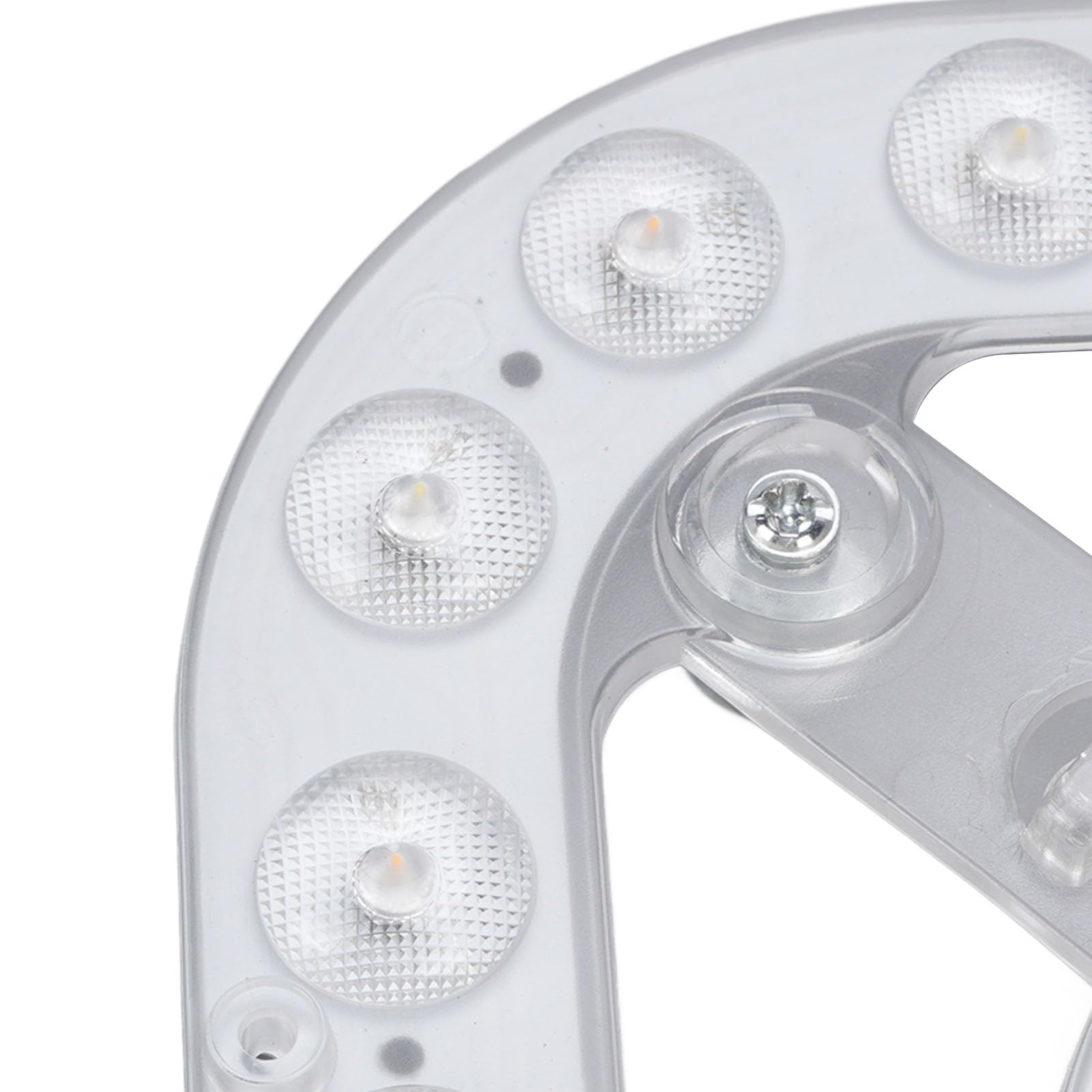 Kit de Luz LED de Repuesto para Ventilador de Techo 24W 2100 Lúmenes con 3 Colores Regulables Módulo Redondo Alta Eficiencia Energética Luz de Techo Empotrada