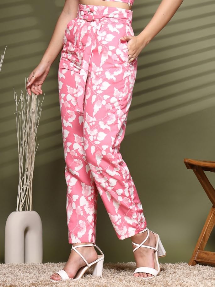 Image of OOMPH! Crepe Cropped Pants for Women