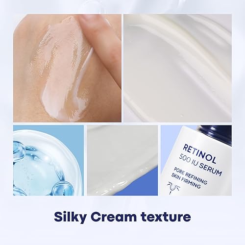 Miniatura 7 de BONCEPT Retinol 500 UI Serum  Cuidado de arrugas y líneas finas, refinación y levantamiento de poros, suero hidratante con retinol y bakuchiol