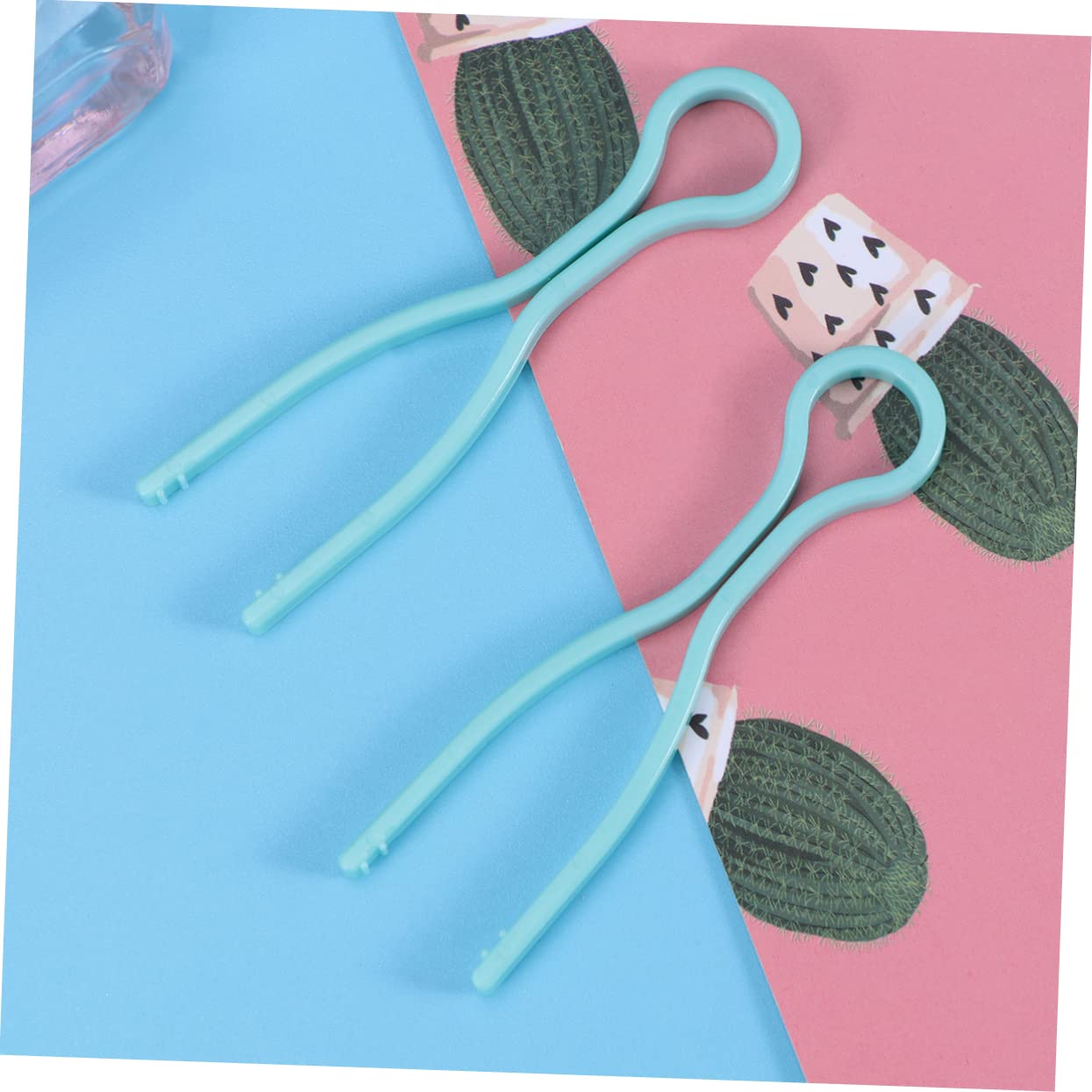 NUOBESTY 150 Piezas costura accesorios pinzas costura Abrazadera de bobina de costura accesorios costura Organizador de bobina de costura Acolchado carrete Línea de clip la línea de fondo