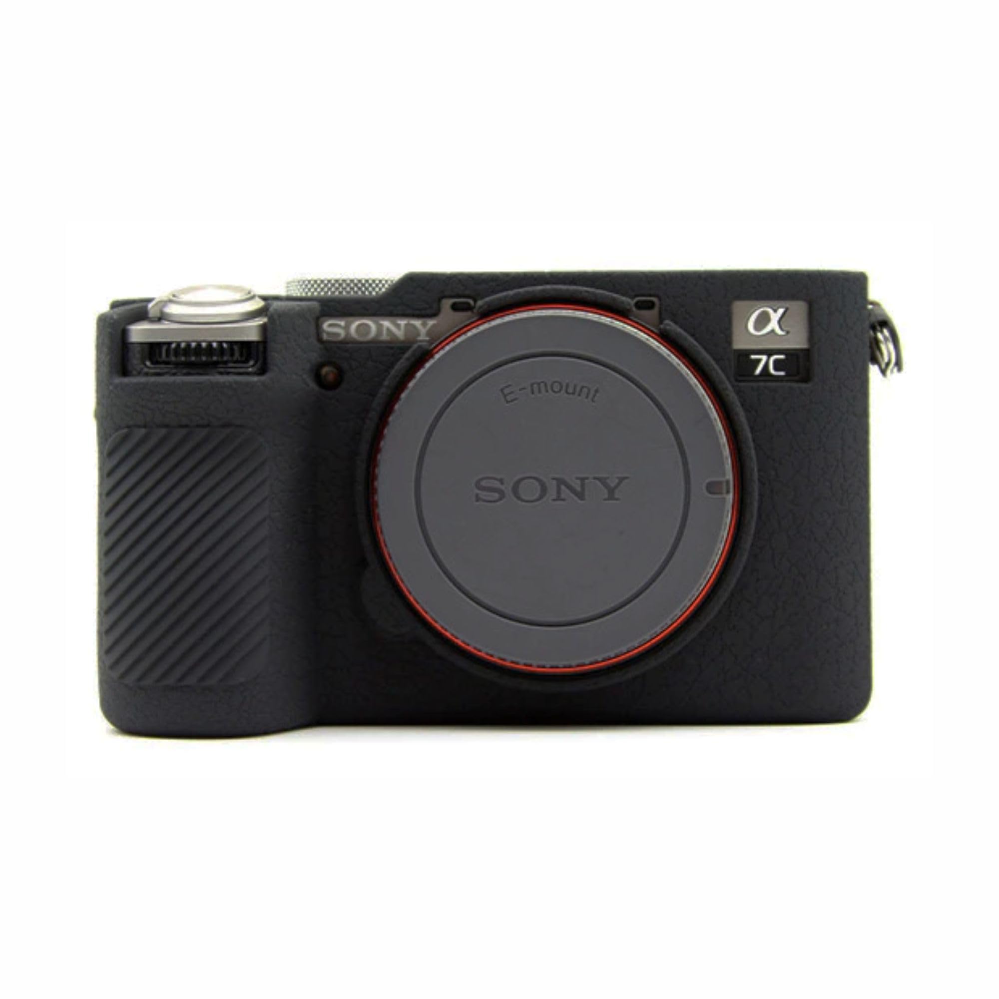 FOTOKINA Silicone Camera Case Cover for Sony Alpha A7CII / A7CR – Protective, Shockproof, Anti-Scratch Rubber Skin – Lightweight DSLR Body Cover Accessory for Sony A7C II / A7CR (Black)-picture-12
