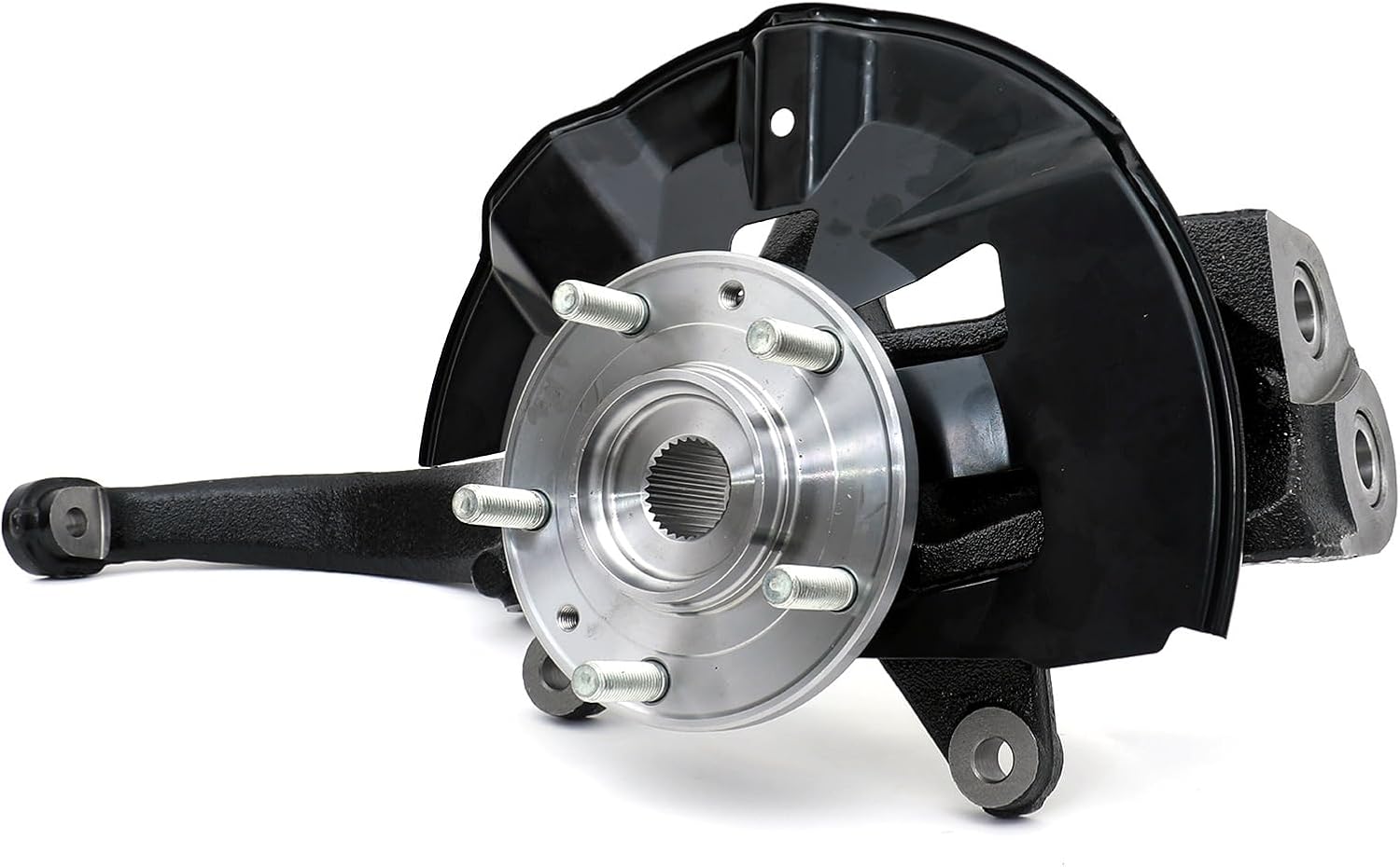 698-409 Front Left Wheel Hub Bearing & Steering Knuckle Assembly Compatible with Ford Fusion 2006-2012,2007-2012 Lincoln MKZ,2006 Zephyr, 2006-2011 Mercury Milan