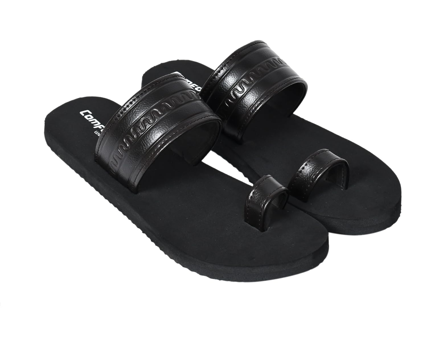 comforplus Men’s Stylish Toe Ring Slippers | Anti-Skid Waterproof Flip Flops | Strong Strap Comfortable Chappal | Lightweight Durable Daily Wear Sandals for Indoor Outdoor Use (New Article 11)-picture-37