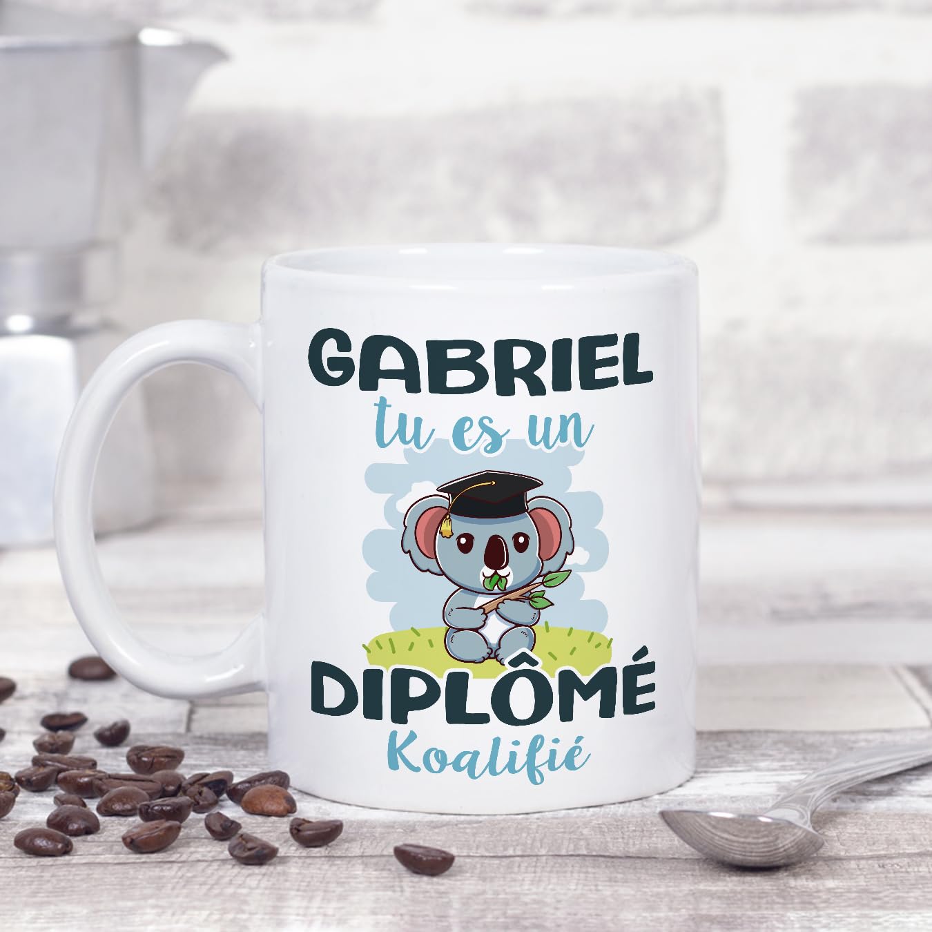 Mugffins Tazza Personalizzata Per Avvocato - 350 Ml - Con Firma 'Tu Meilleur Du Monde' In Francese - Idea Regalo Originale