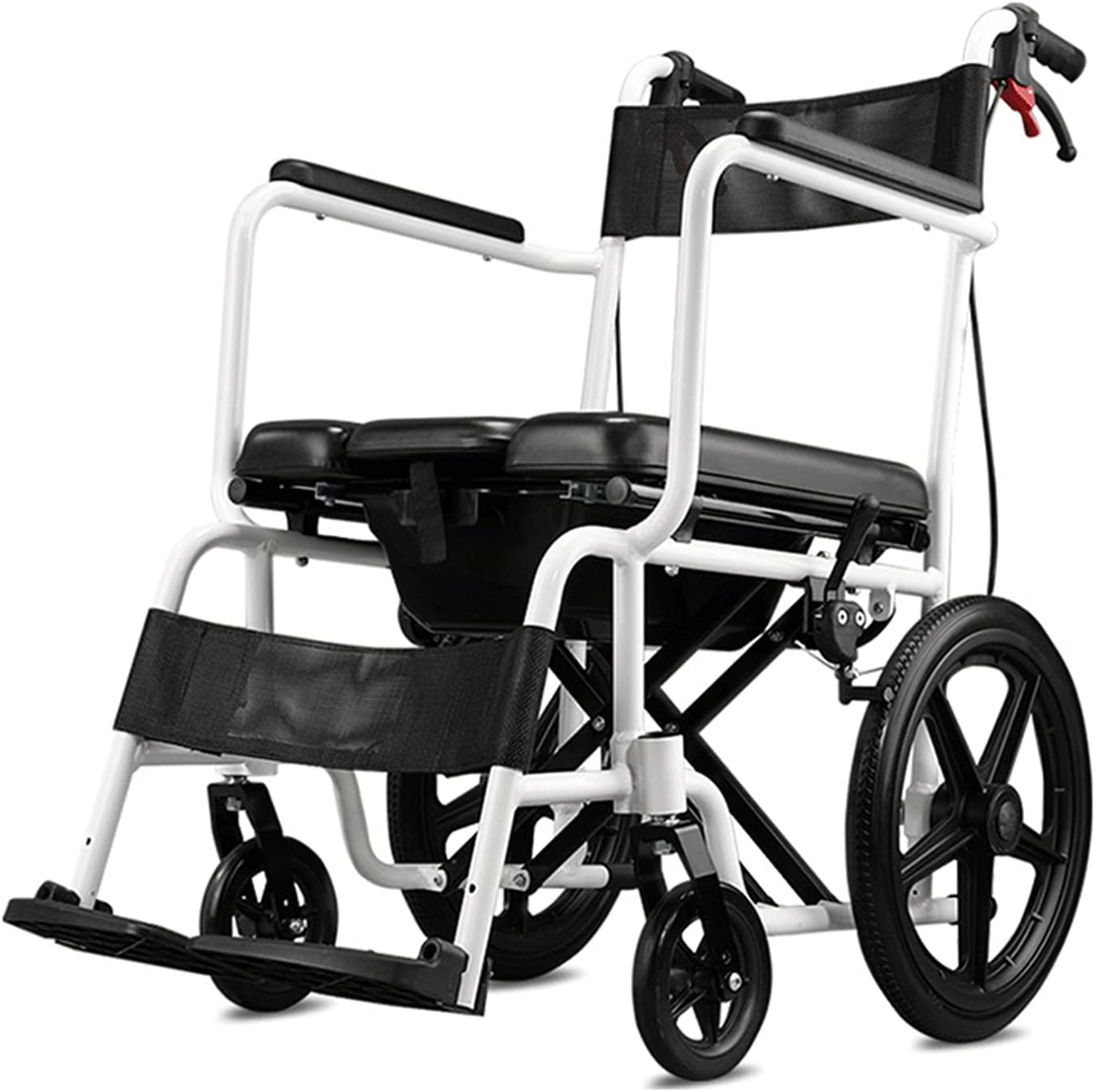 Manual Lightweight Transport Mobile Portable Wheelchair Selfpropelled