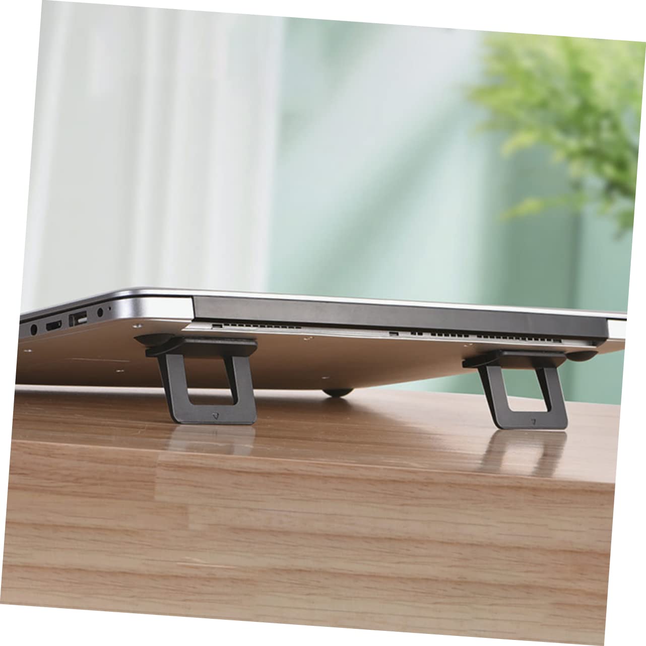 Operitacx 5 Pares Soporte Ergonómico Plegable para Laptop Elevador de Base Ventilada para Escritorio Compatible con Portátiles hasta Material Pc Duradero