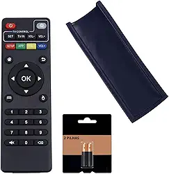 Controle Remoto Universal Smart Tv Pro Pronto Para Uso Com Capa E Pilha