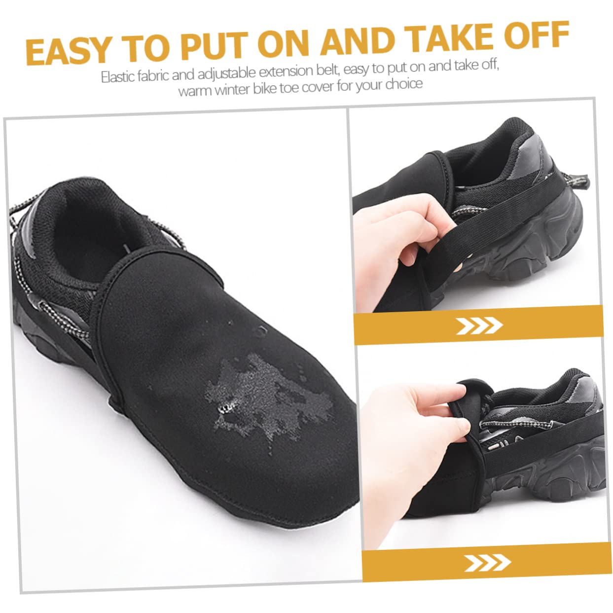 UKCOCO Cubrezapatillas de Térmicos y Resistentes Accesorios Prácticos de Bicicleta