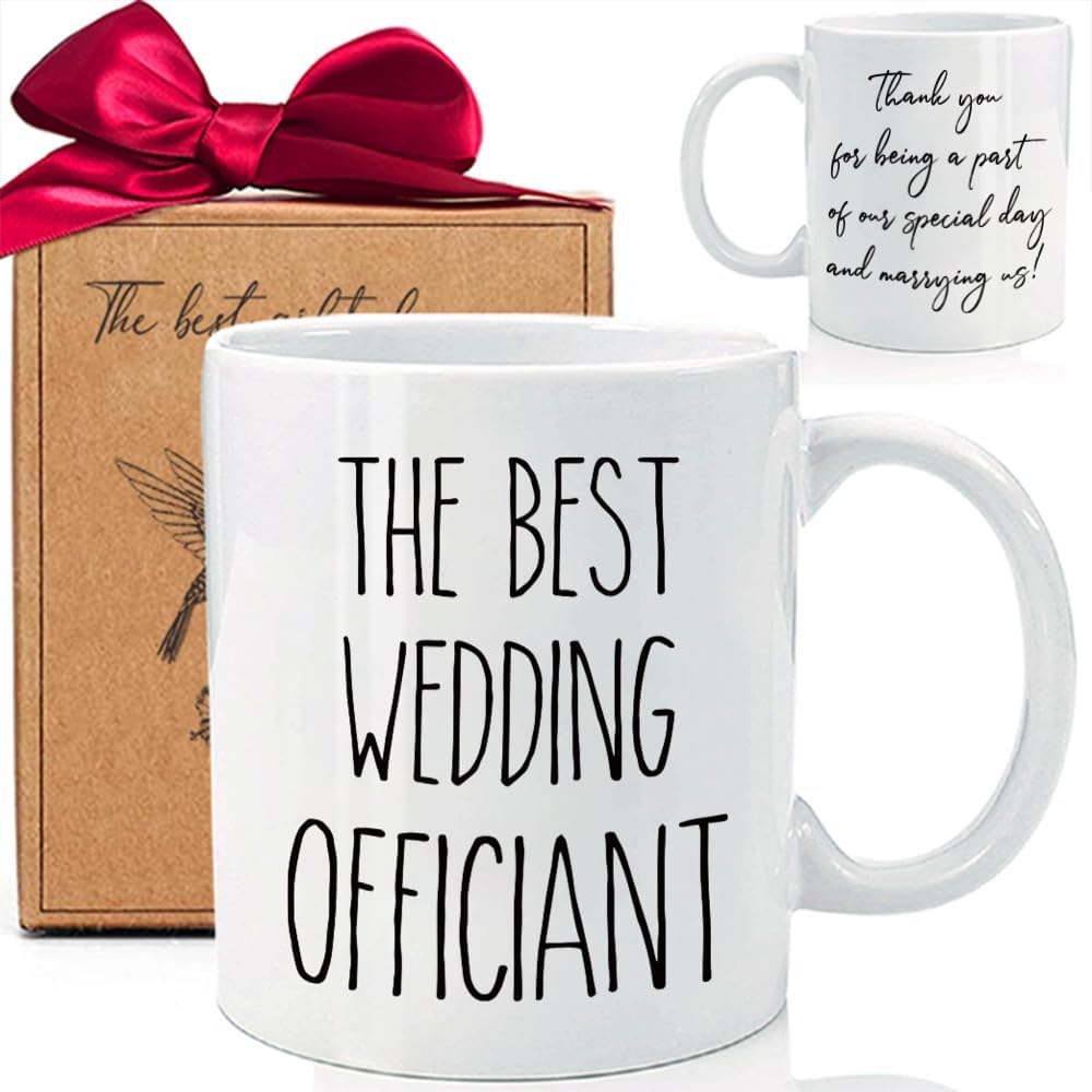 Amazon.com: Qupoomafu Wedding Officiant Coffee Mug Gift, Funny Wedding ...