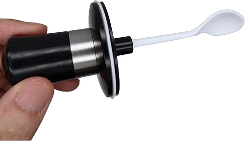 Miniatura 8 de EIKS Excelity - Ollas de condimentos con cuchara y tapa, recipientes de vidrio transparente, tarros para almacenar y dispensar especias, sal, azúcar