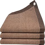 Malla de Sombra con Ojales,Malla ocultacion Jardin Exterior,2x2m, Red de Sombra, Exterior, protección Solar, para Invernadero, terraza, Plantas, gallinero, Resistente al Viento, Permeable al Agua