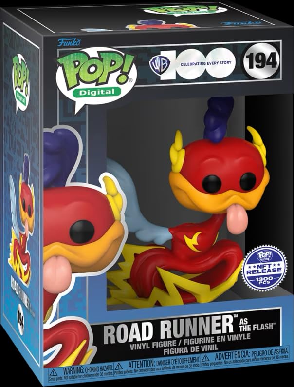 Funko POP! Digital Road Runner as The Flash NFT Exclusive Physical