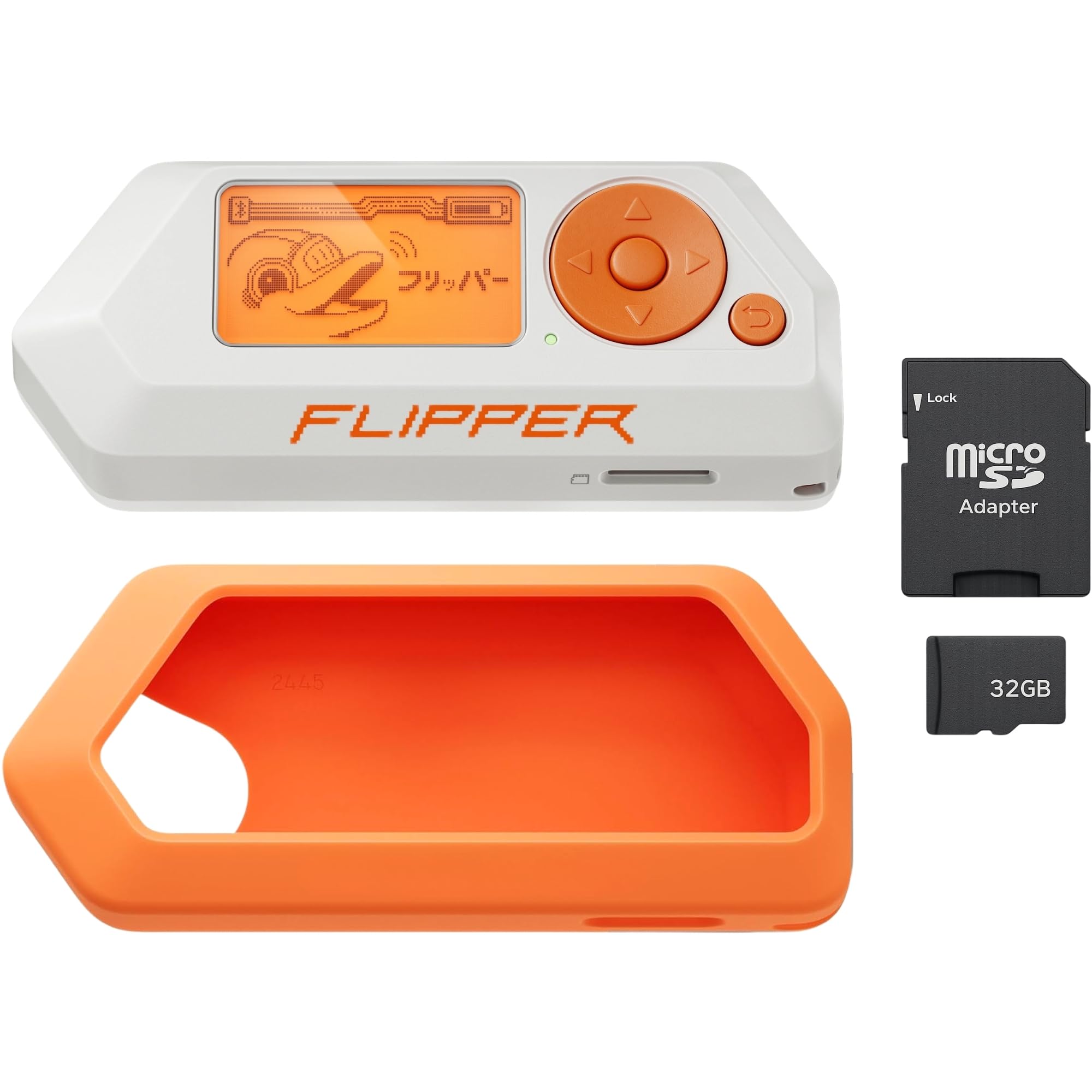 Flipper Zero Essentials Kit - Flipper Zero | Funda de Silicona | Tarjeta MicroSD de 32 GB | Dispositivo Multifunción Portátil para Entusiastas de la Tecnología