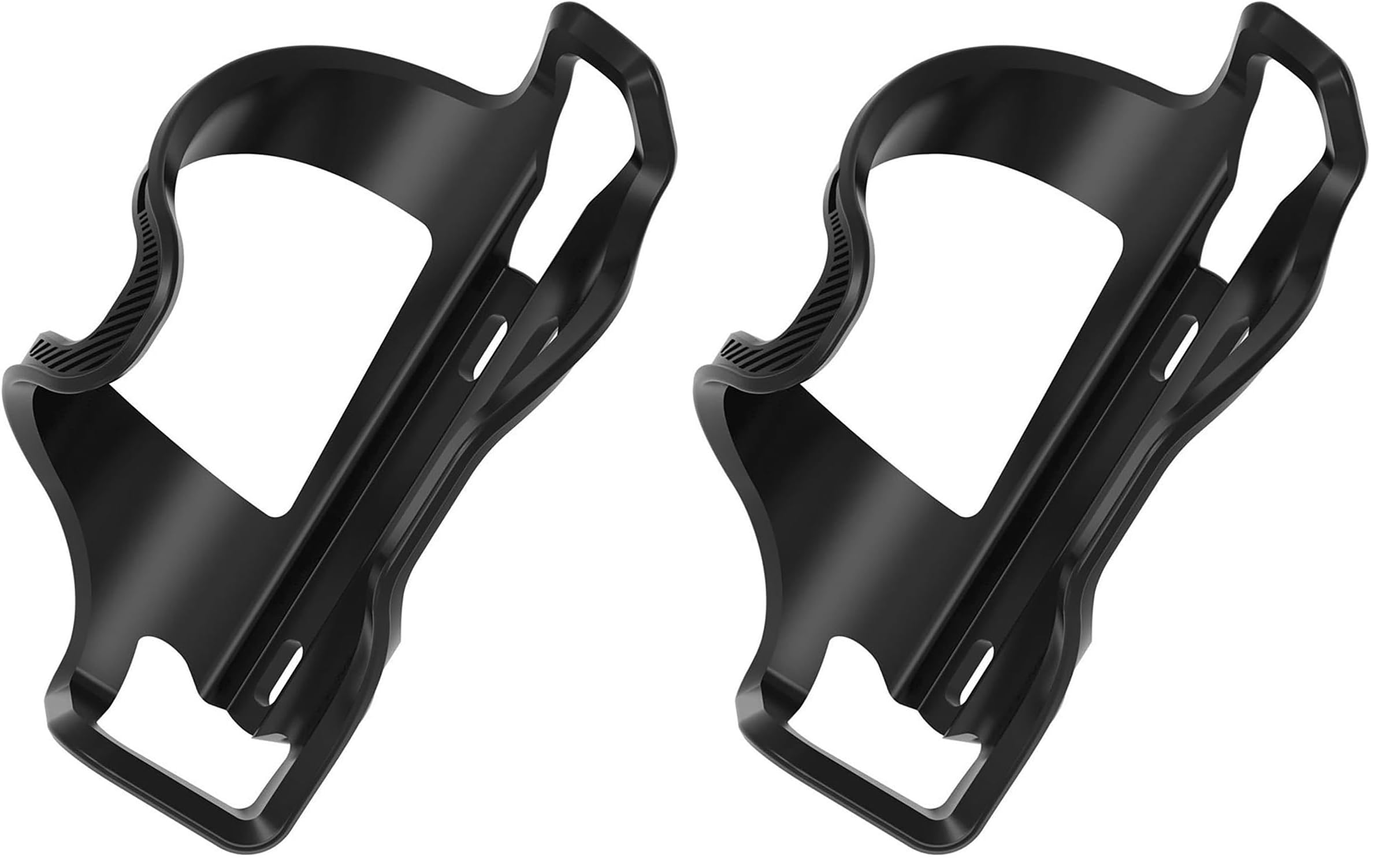 Lezyne Uni Wasserflaschenhalter Flow Cage E SL-R, Matrix, Flasche Wird rechts geklemmt, schwarz, 1-BC-FLSLR-V204 Flaschenhalter, 48g (Packung mit 2)
