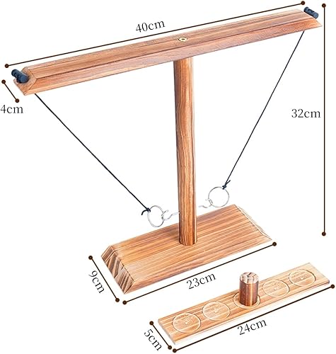 Miniatura 2 de Juego de lanzamiento de anillos, juego de gancho y anillo de base grande, juego de lanzamiento de gancho y anillo para adultos y niños, diversión