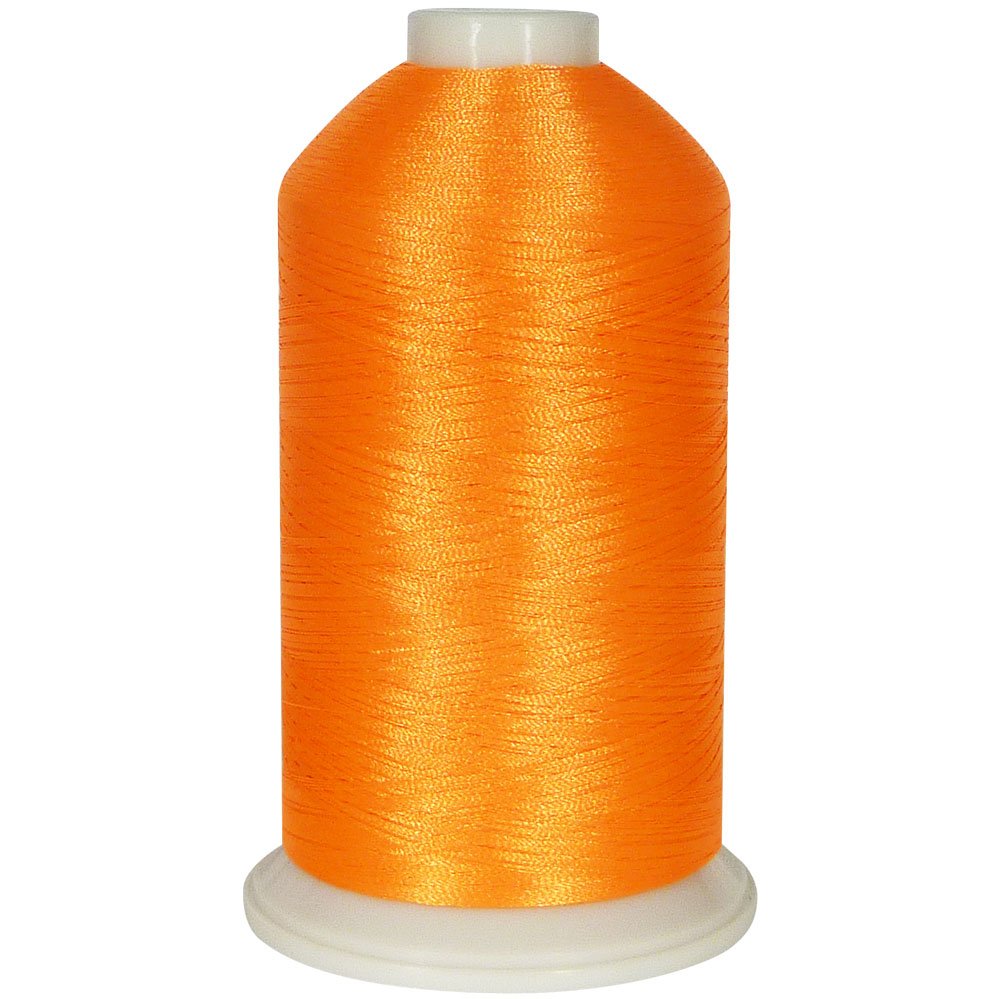 Superpunch SuperB Embroidery Thread, 5000 m Cone, Fluorescent Blaze 43