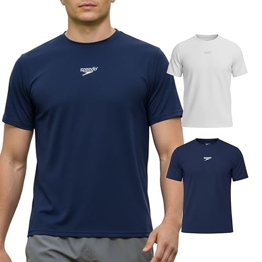 Kit 2 Camisetas Dry Fit Academia Esportiva Masculina Speedo