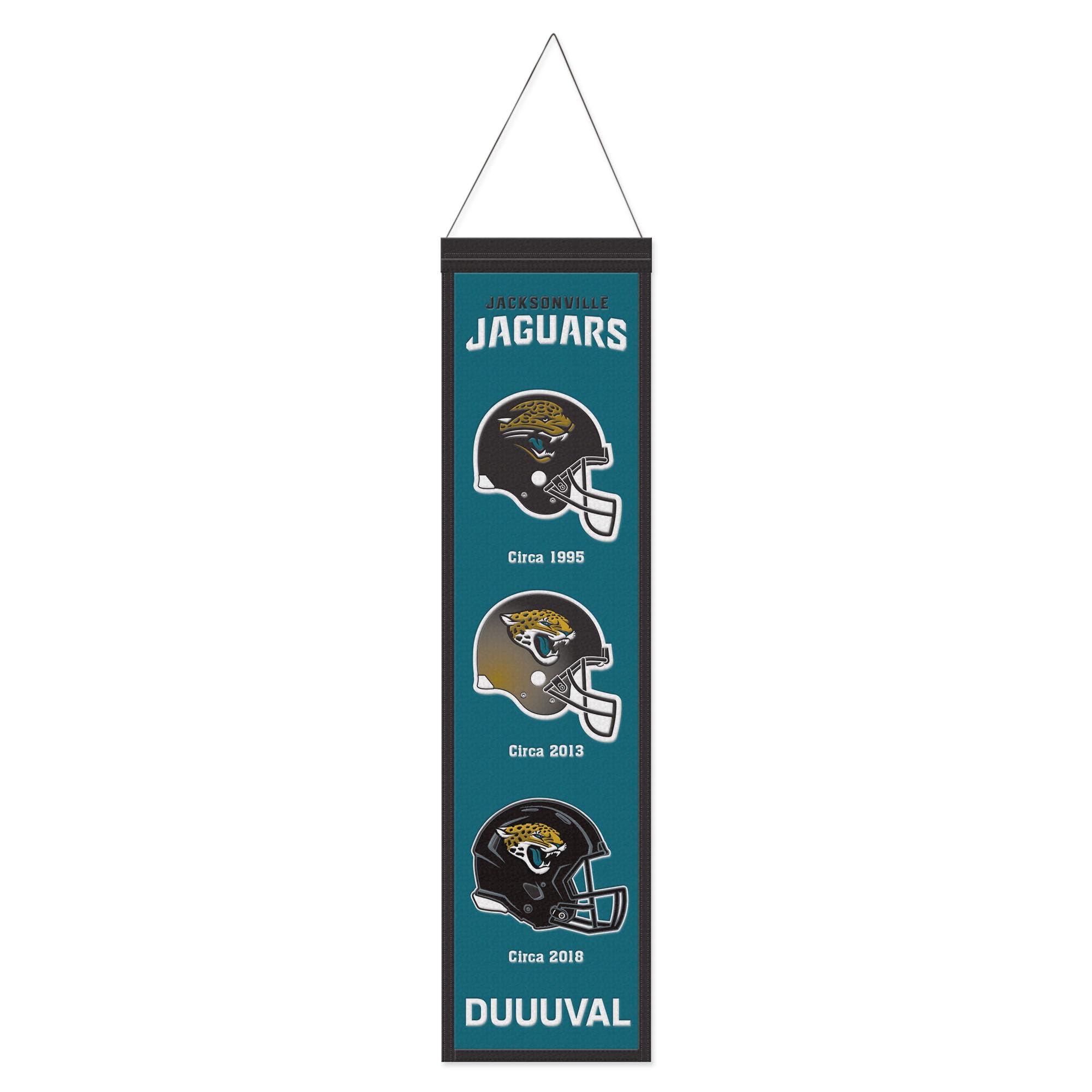 Jacksonville Jaguars EVOLUTION NFL Wool Banner 80x20cm