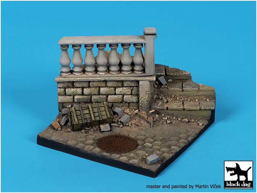 Amazon | black dog ブラックドッグ 1/35 欄干付き道路 ジオラマベース