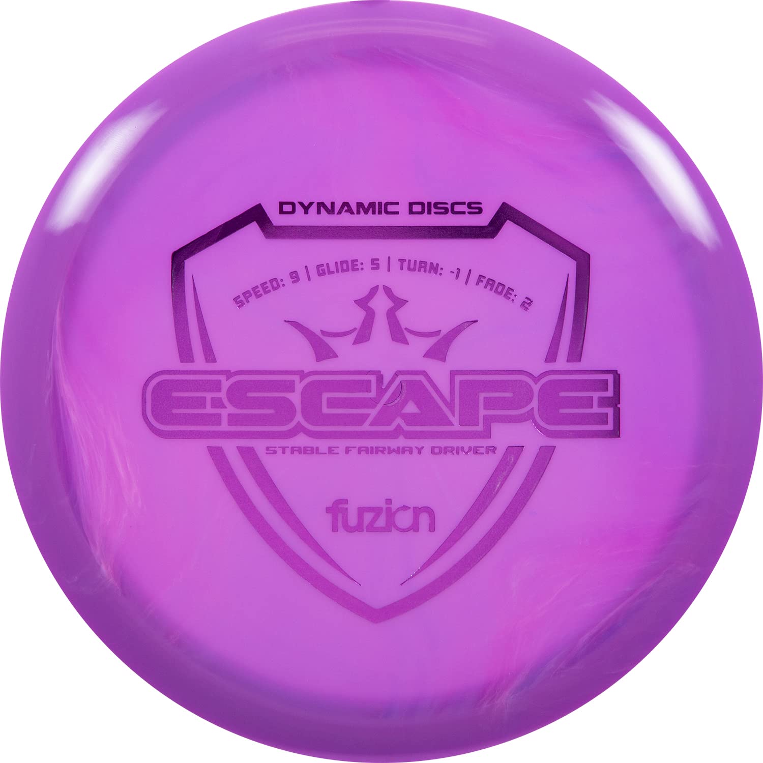 Dynamic Discs Fuzion Escape | Straight Flying Disc Golf Fairway Driver | Easy to Use Frisbee Golf Disc | Great for All Players