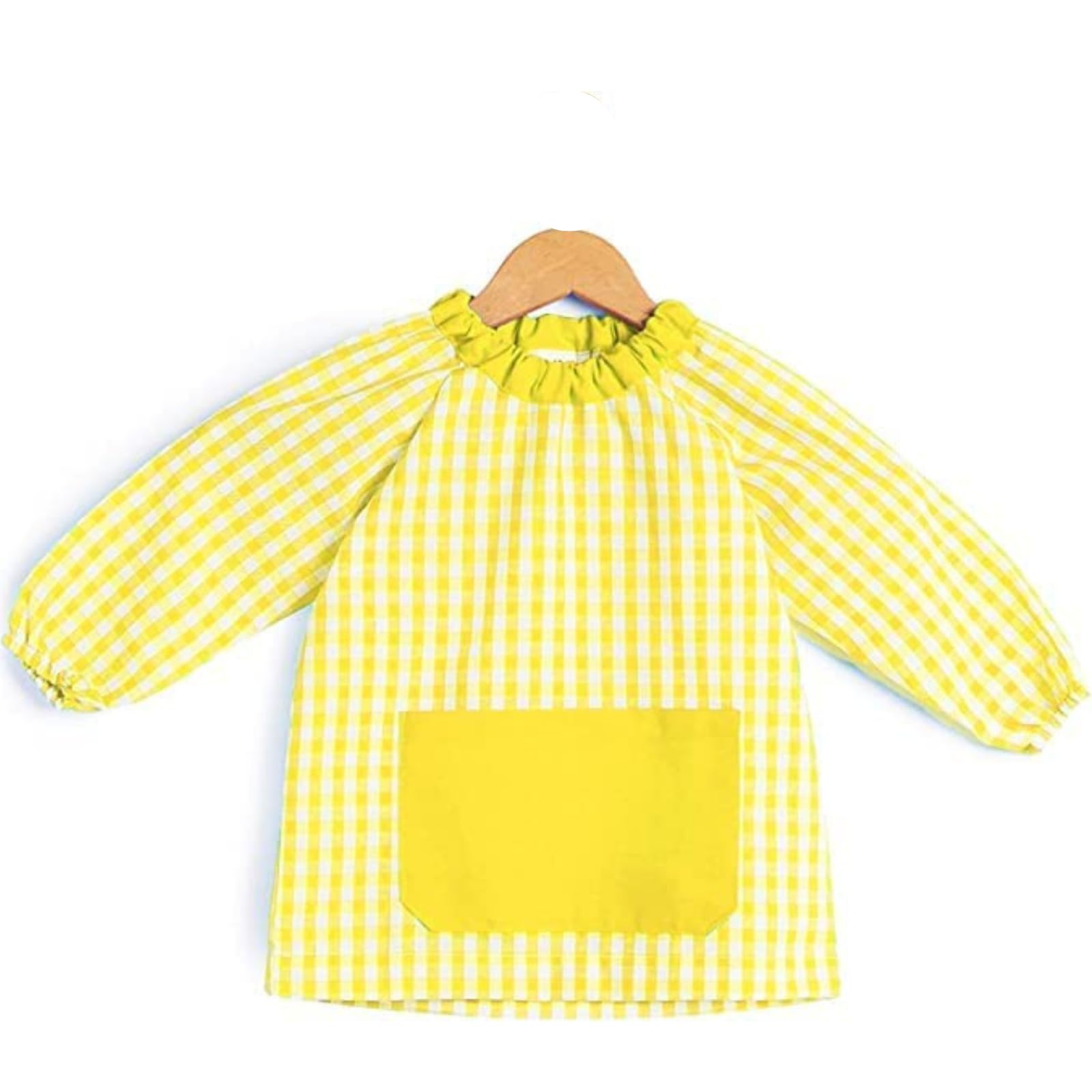 HOMYBABY® Babi escolar infantil para guarderia y colegio - Bata escolar para niño o niña - Baby escolar infantil fácil de poner y quitar con bolsillo y puños cerrados