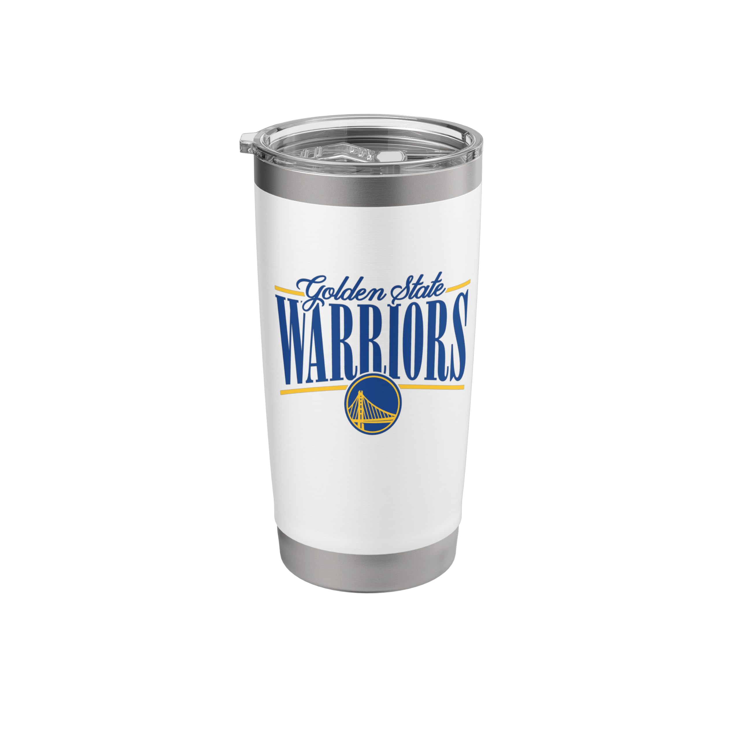 NBA - Golden State Warriors Script Logo Arc Stainless Steel Insulated Tumbler