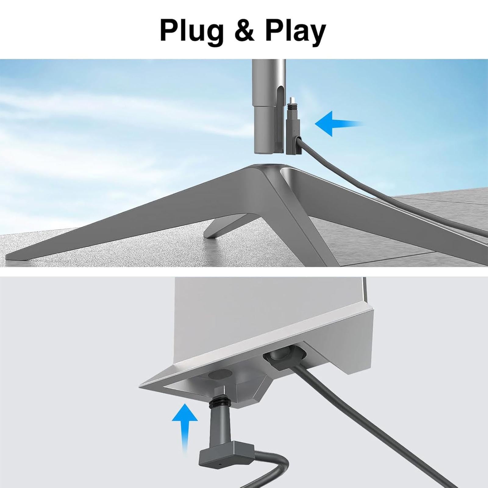 Câble pour Gen 2 de 9 M avec Adaptateur Ethernet RJ45 Femelle 3 Pieds, Câble Remplacement pour Satellite Câble Connexion Réseau, Rallonge Câble pour V2